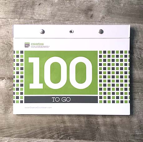 Countdown Check Off Creative Countdown | Creative Countdown | 100 Day Countdown Tear off ...