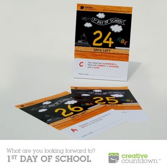 Nervous about the first day of school