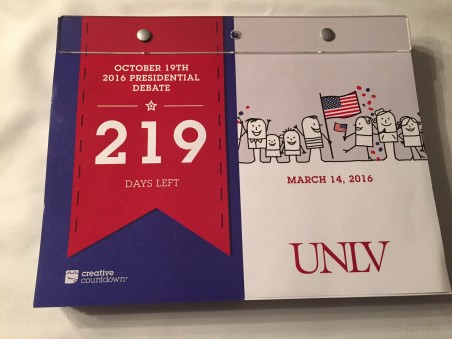 Counting down to the election