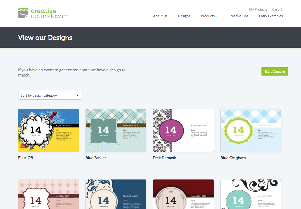 Creative Countdown | Countdown Designs