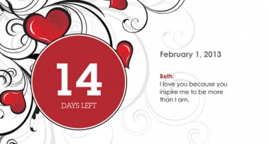 What women really want for Valentine ’s Day--Creative Countdown Emails make it Easy to be A Hero